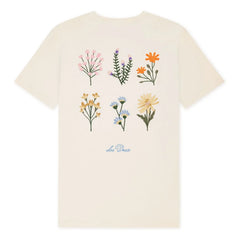Les Deux - Camiseta de Algodón Wild Flower | Blanco