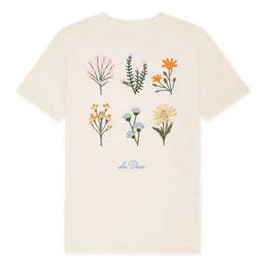 Les Deux - Camiseta de Algodón Wild Flower | Blanco