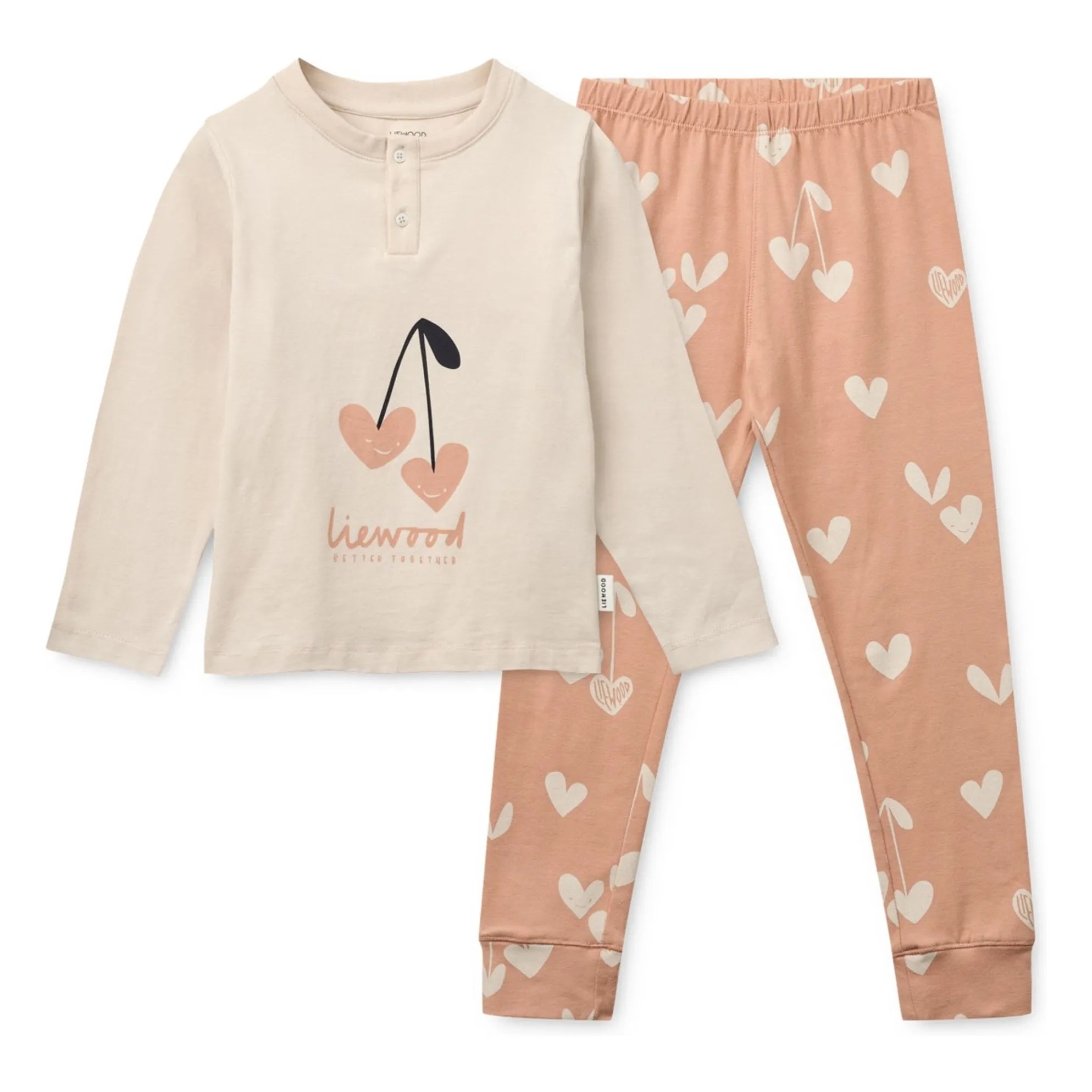 Liewood - Pijama de algodón orgánico con forma de Wilhelm | Rosa