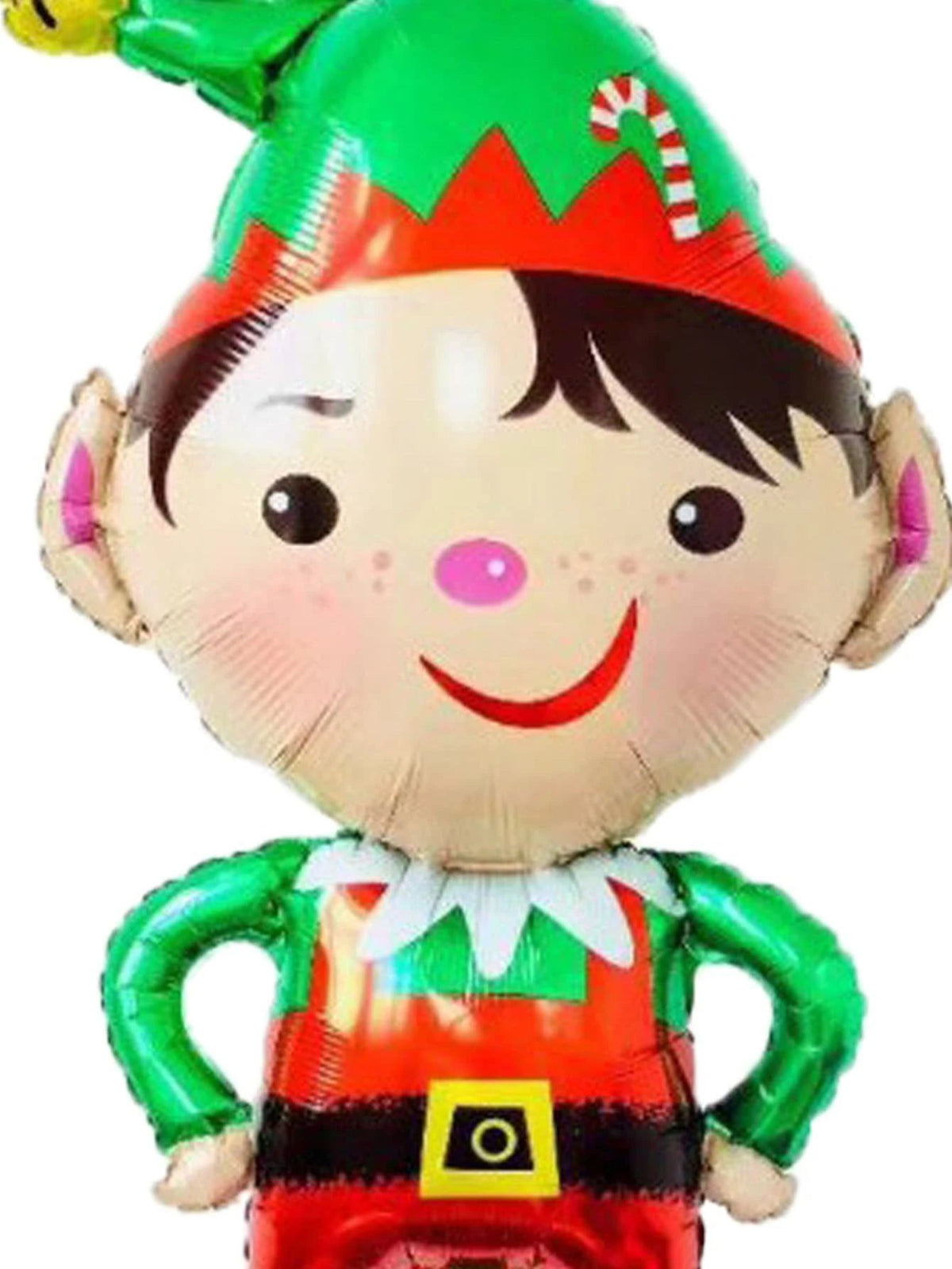 Globo decorativo grande de 95 cm con diseño de genio de Año Nuevo/Navidad
