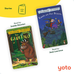 Yoto - Colección Gruffalo y Amigos de 6 tarjetas de audio en inglés