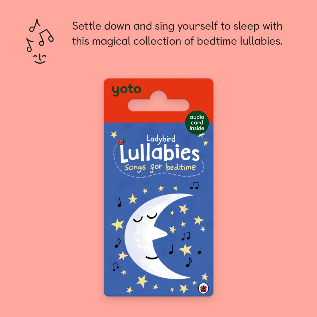 Yoto - Tarjetas de audio en inglés de canciones de cuna de mariquitas