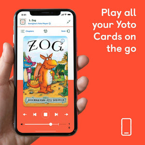 Yoto - Colección Zog y sus Amigos de 6 cartas de audio en inglés